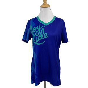 Bell Joy Ride Cycling Jersey Womens M Medium Royal Blue Off Road Mountain Biking